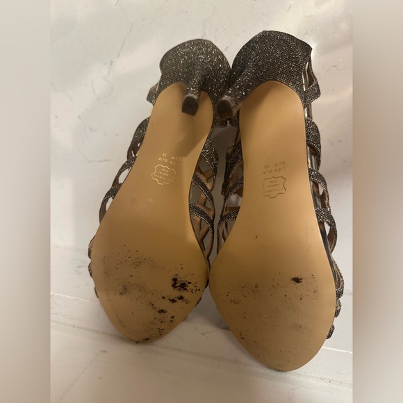 Nina Heels gold sz 8.5 - Picture 6 of 7